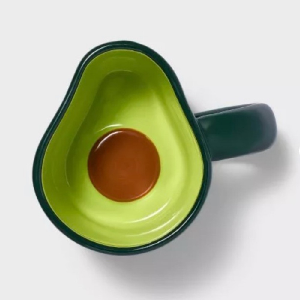 Stoneware Avocado Coffee Mug 15.7 fl oz. Tabitha Brown Limited Edition